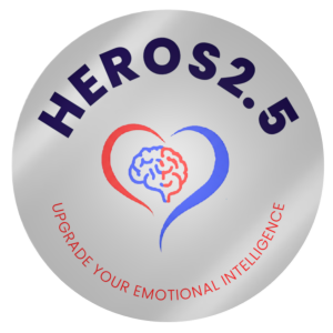 HEROS Circle Sticker (Silver)